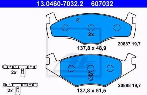 Alpha Brakes HKP-VW-011 - Kit pastiglie freno, Freno a disco autozon.pro