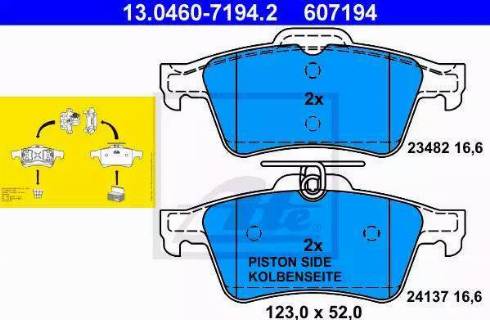 Alpha Brakes HKT-FR-020 - Kit pastiglie freno, Freno a disco autozon.pro