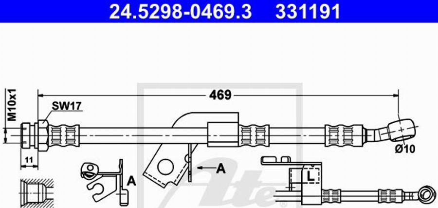 ATE 24.6241-1703.7 - Pinza freno autozon.pro