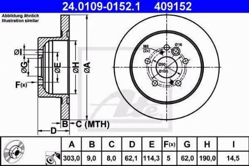 Alpha Brakes HTT-TY-018 - Discofreno autozon.pro