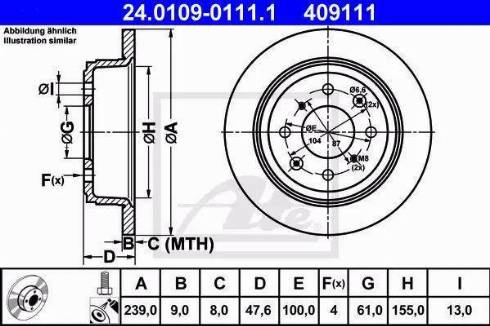 Alpha Brakes HTT-HD-014 - Discofreno autozon.pro