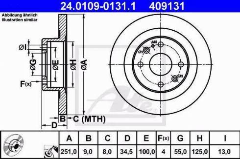 Alpha Brakes HTT-MZ-008 - Discofreno autozon.pro