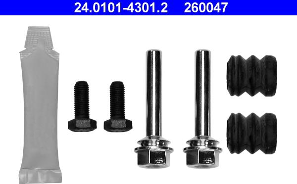 ATE 24.0101-4301.2 - Kit accessori, Pinza freno autozon.pro