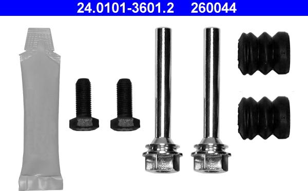 ATE 24.0101-3601.2 - Kit accessori, Pinza freno autozon.pro