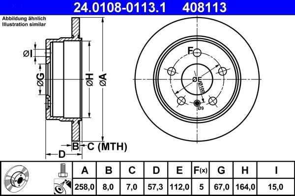 ATE 24.0108-0113.1 - Discofreno autozon.pro