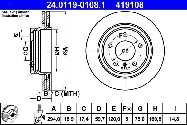 ATE 24.0119-0108.1 - Discofreno autozon.pro