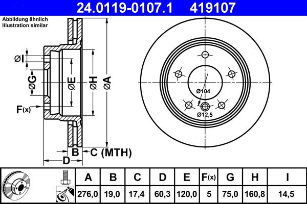 ATE 24.0119-0107.1 - Discofreno autozon.pro