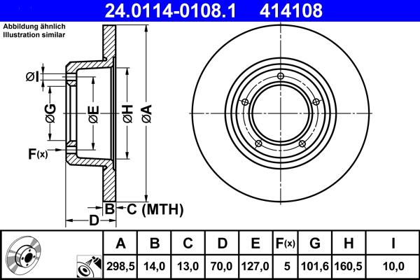 ATE 24.0114-0108.1 - Discofreno autozon.pro