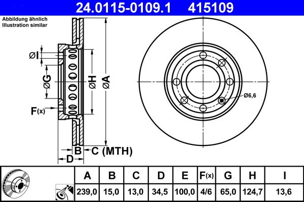 ATE 24.0115-0109.1 - Discofreno autozon.pro