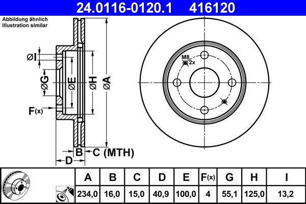 ATE 24.0116-0120.1 - Discofreno autozon.pro