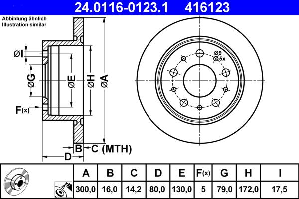 ATE 24.0116-0123.1 - Discofreno autozon.pro