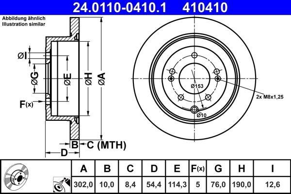 ATE 24.0110-0410.1 - Discofreno autozon.pro