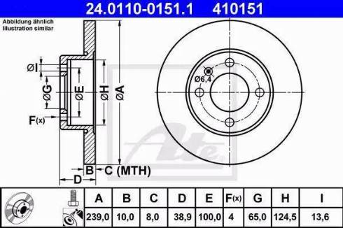 Alpha Brakes HTP-VW-010 - Discofreno autozon.pro