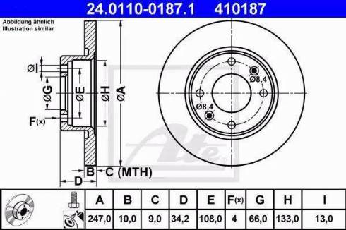 Alpha Brakes HTP-PE-002 - Discofreno autozon.pro