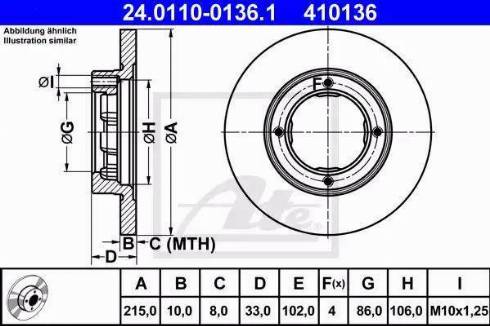 Alpha Brakes HTP-DW-001 - Discofreno autozon.pro