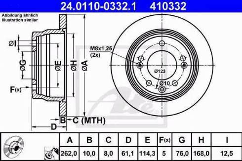 Alpha Brakes HTT-KA-311 - Discofreno autozon.pro