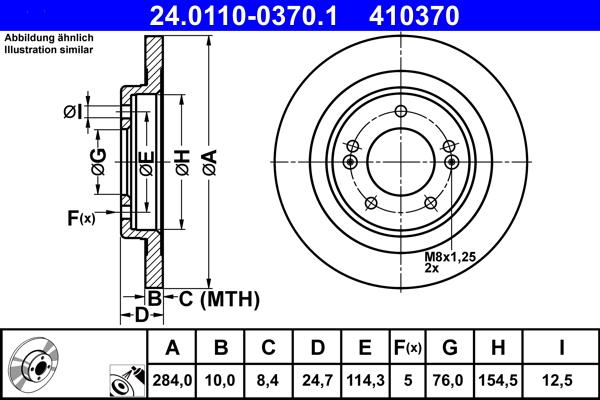 ATE 24.0110-0370.1 - Discofreno autozon.pro