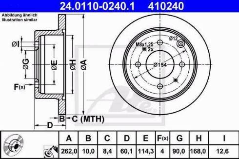 Alpha Brakes HTT-MS-010 - Discofreno autozon.pro