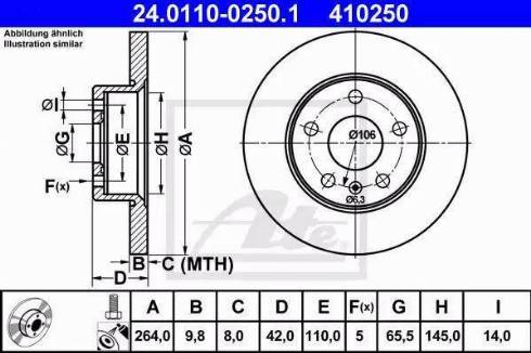 Alpha Brakes HTT-PL-003 - Discofreno autozon.pro