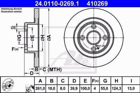 Alpha Brakes HTT-MZ-007 - Discofreno autozon.pro