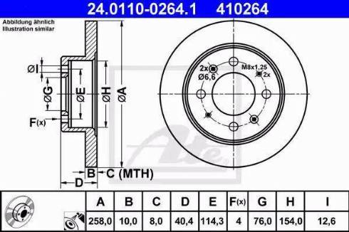 Alpha Brakes HTT-HY-501 - Discofreno autozon.pro