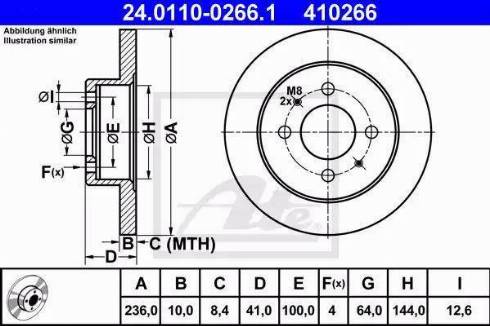 Alpha Brakes HTT-MS-016 - Discofreno autozon.pro