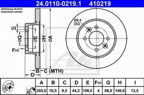 Alpha Brakes HTT-RE-004 - Discofreno autozon.pro