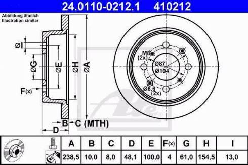 Alpha Brakes HTT-HD-003 - Discofreno autozon.pro