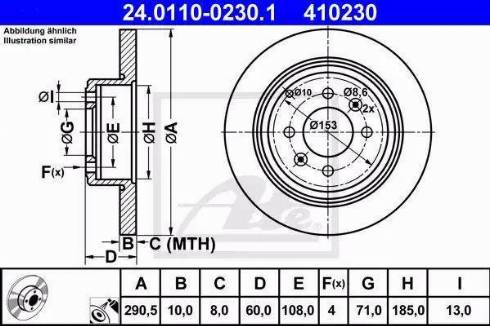 Alpha Brakes HTT-PE-003 - Discofreno autozon.pro