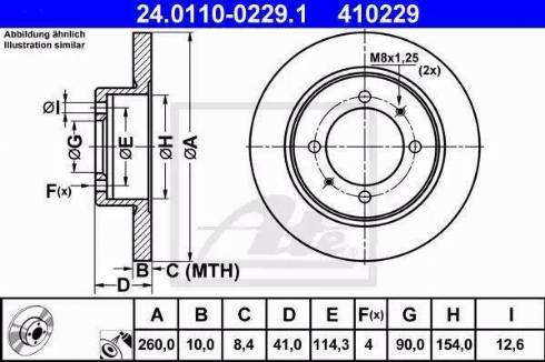 Alpha Brakes HTT-MS-019 - Discofreno autozon.pro