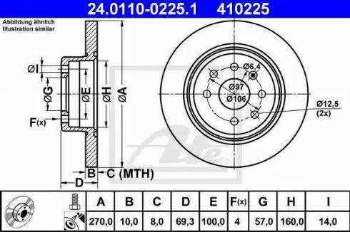 Alpha Brakes HTT-PL-008 - Discofreno autozon.pro