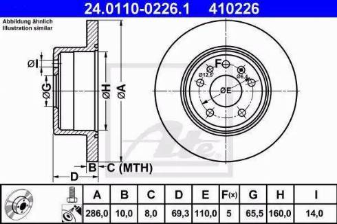 Alpha Brakes HTT-PL-009 - Discofreno autozon.pro