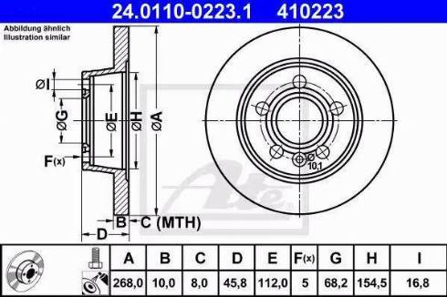 Alpha Brakes HTT-VW-005 - Discofreno autozon.pro