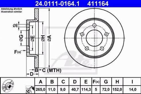 Alpha Brakes HTT-MZ-026 - Discofreno autozon.pro