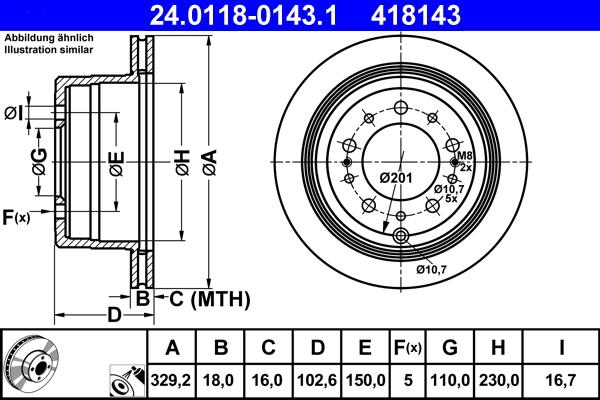 ATE 24.0118-0143.1 - Discofreno autozon.pro