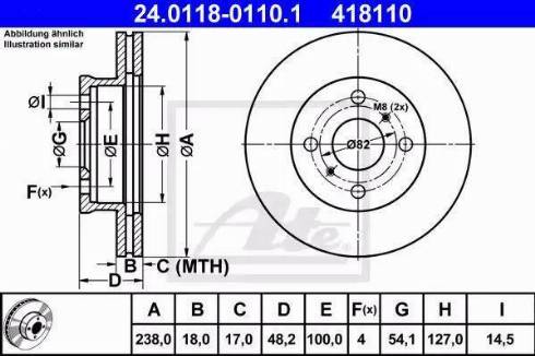 Alpha Brakes HTP-TY-066 - Discofreno autozon.pro