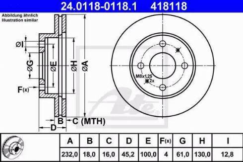 Alpha Brakes HTP-NS-071 - Discofreno autozon.pro