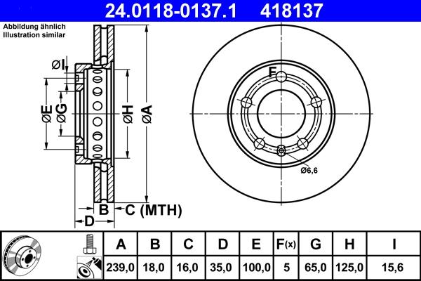 ATE 24.0118-0137.1 - Discofreno autozon.pro