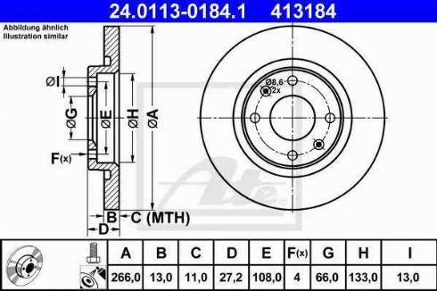 Alpha Brakes HTP-PE-014 - Discofreno autozon.pro