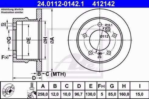 Alpha Brakes HTT-VW-006 - Discofreno autozon.pro