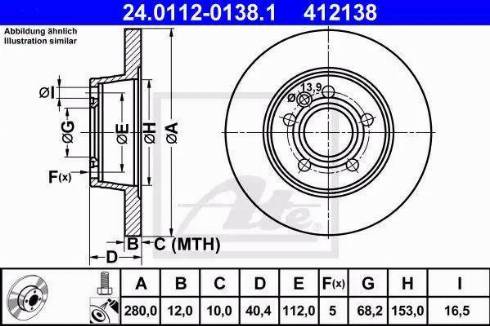 Alpha Brakes HTT-VW-001 - Discofreno autozon.pro