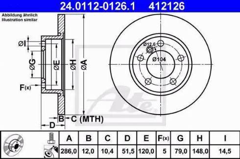 Alpha Brakes HTP-BM-003 - Discofreno autozon.pro