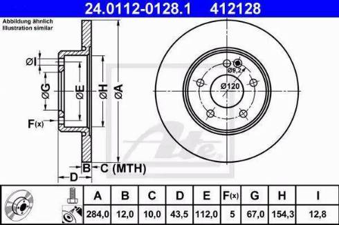 Alpha Brakes HTP-ME-005 - Discofreno autozon.pro