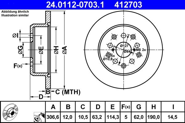 ATE 24.0112-0703.1 - Discofreno autozon.pro