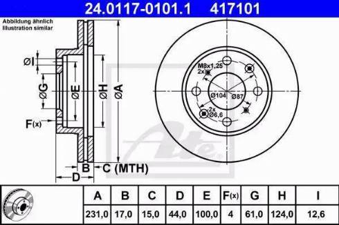 Alpha Brakes HTP-HD-013 - Discofreno autozon.pro