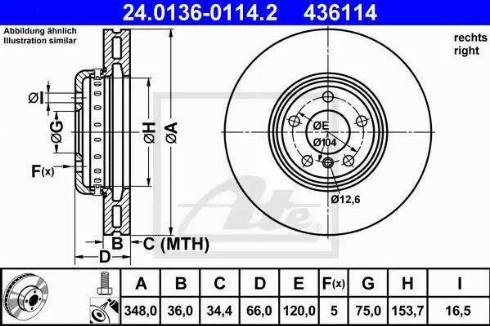 Alpha Brakes HTP-BM-041 - Discofreno autozon.pro