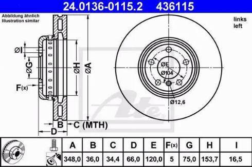 Alpha Brakes HTP-BM-040 - Discofreno autozon.pro