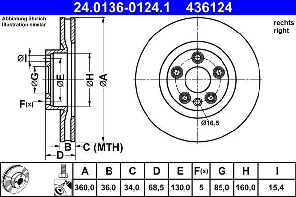 ATE 24.0136-0124.1 - Discofreno autozon.pro