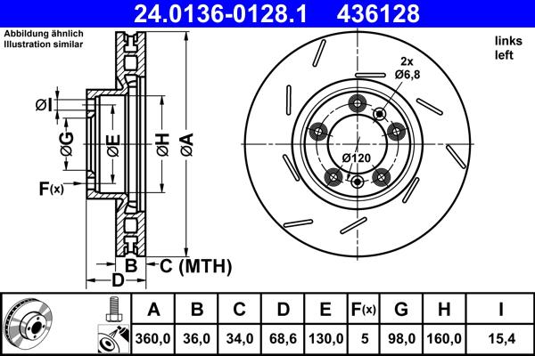 ATE 24.0136-0128.1 - Discofreno autozon.pro