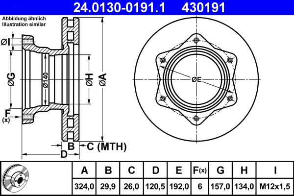 ATE 24.0130-0191.1 - Discofreno autozon.pro